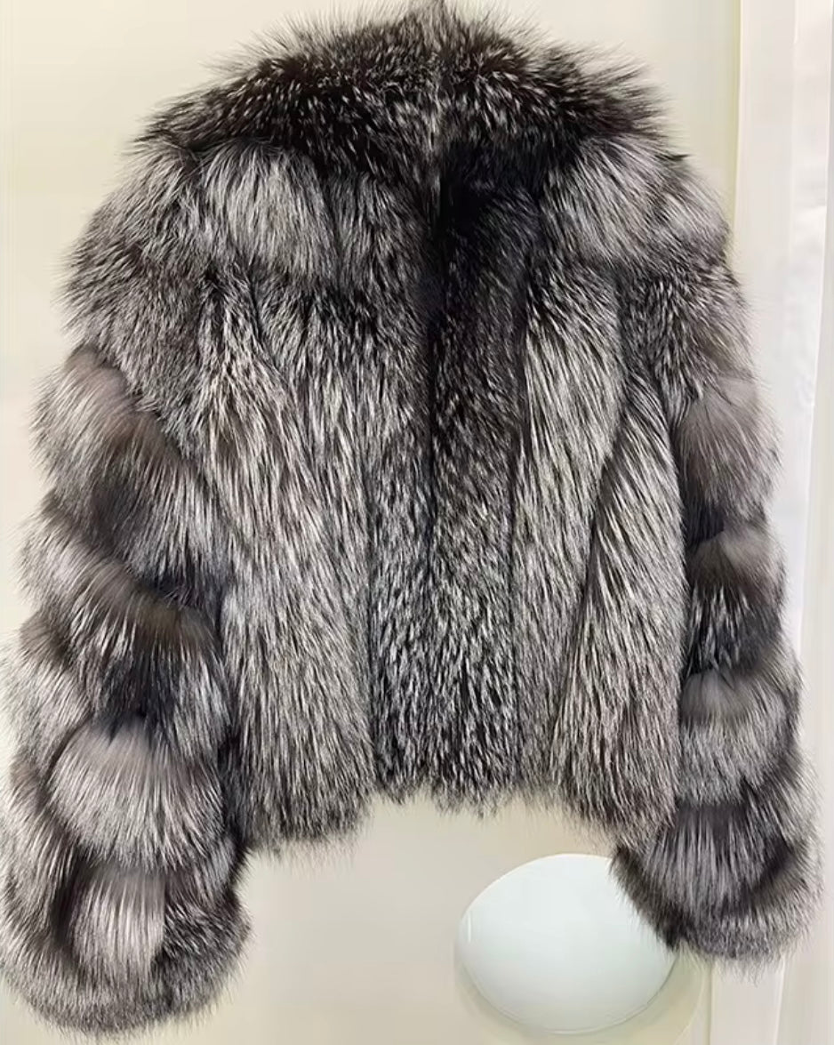 Fox fur jacket