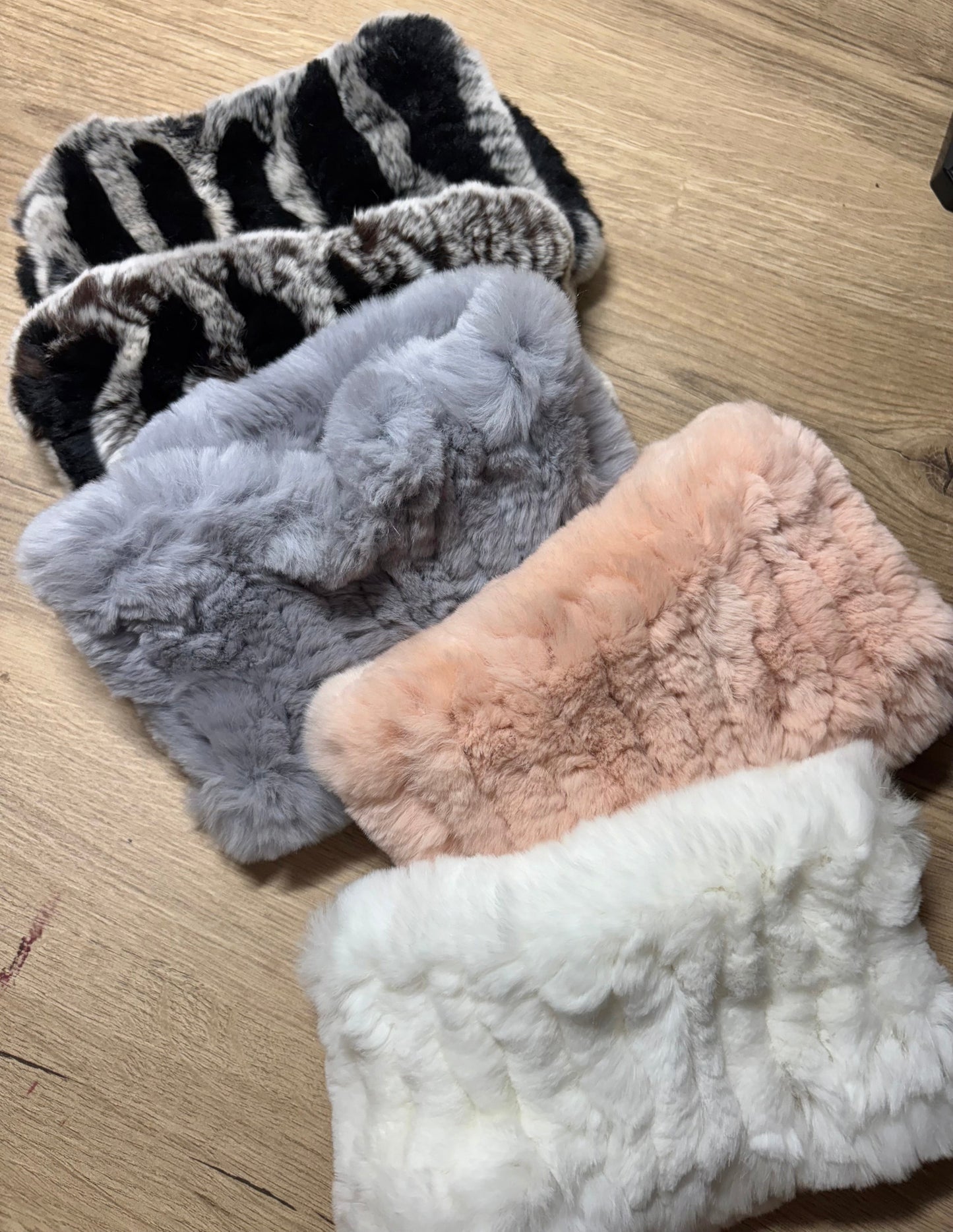 Fur classic neck warmer/headband