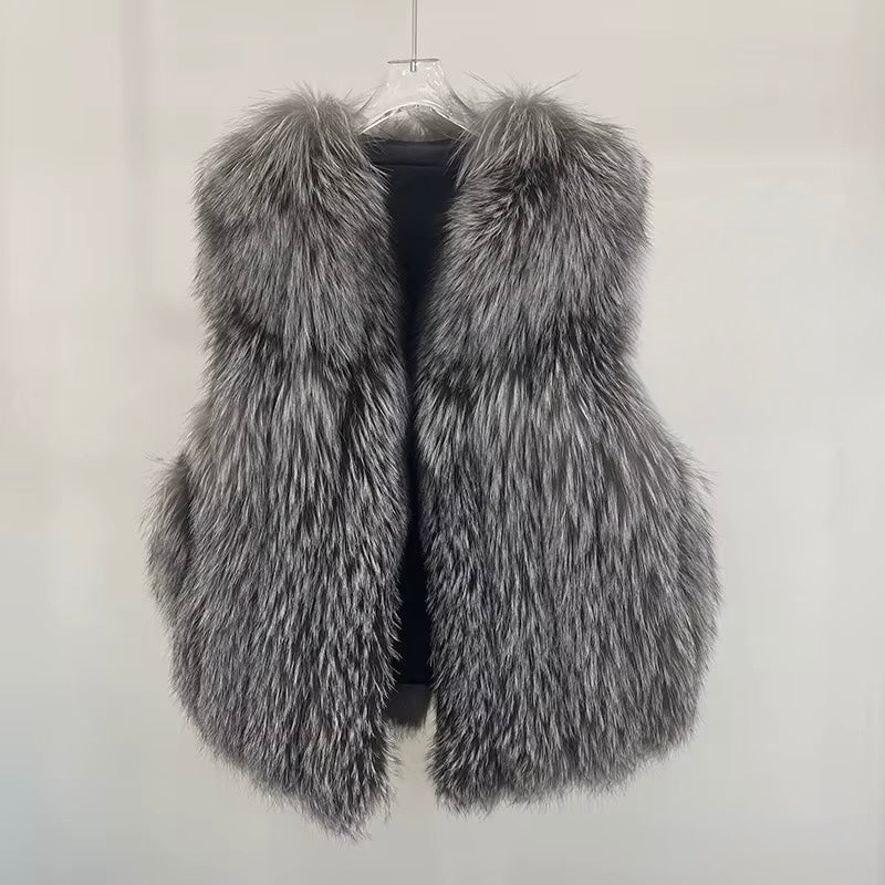Real Fox Fur Coat