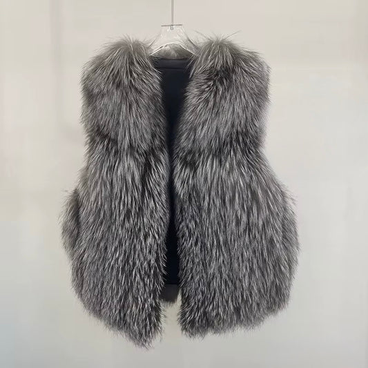 Real Fox Fur Coat
