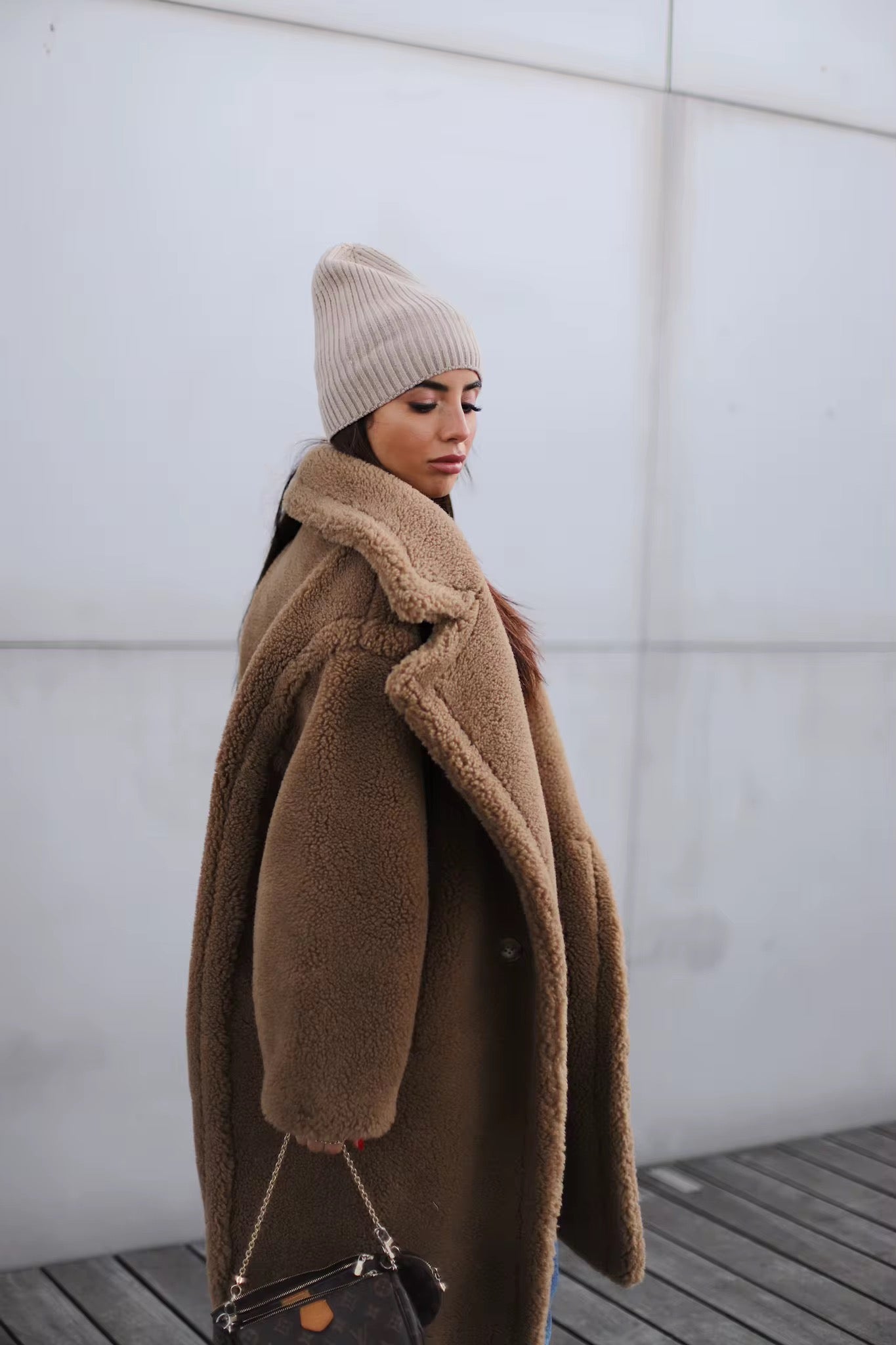 Fur teddy coat
