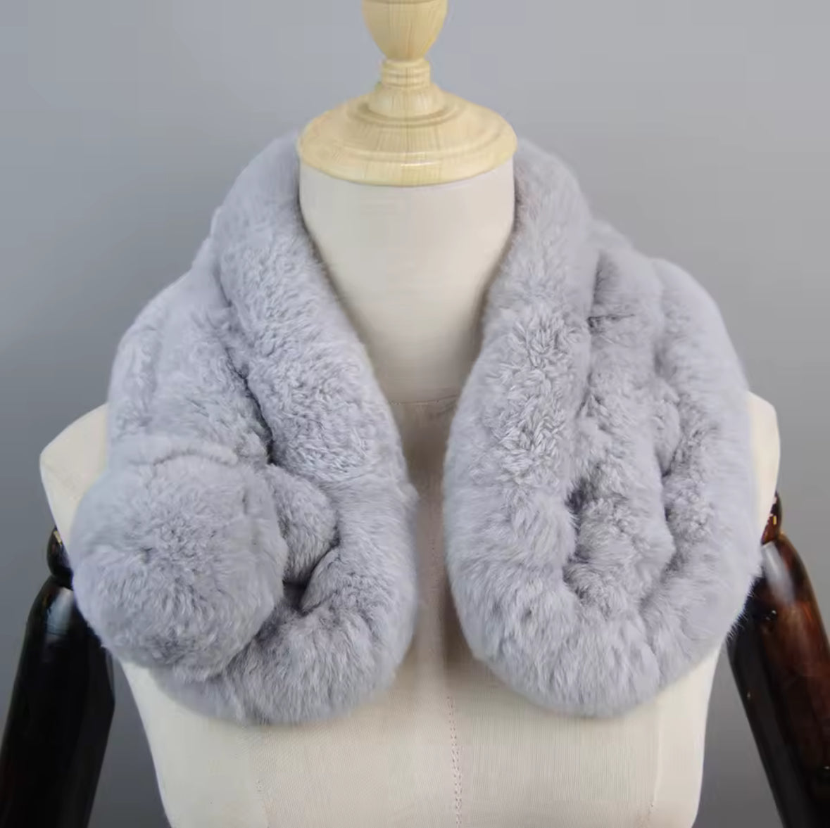 Rabbit Fur Neck Scarf