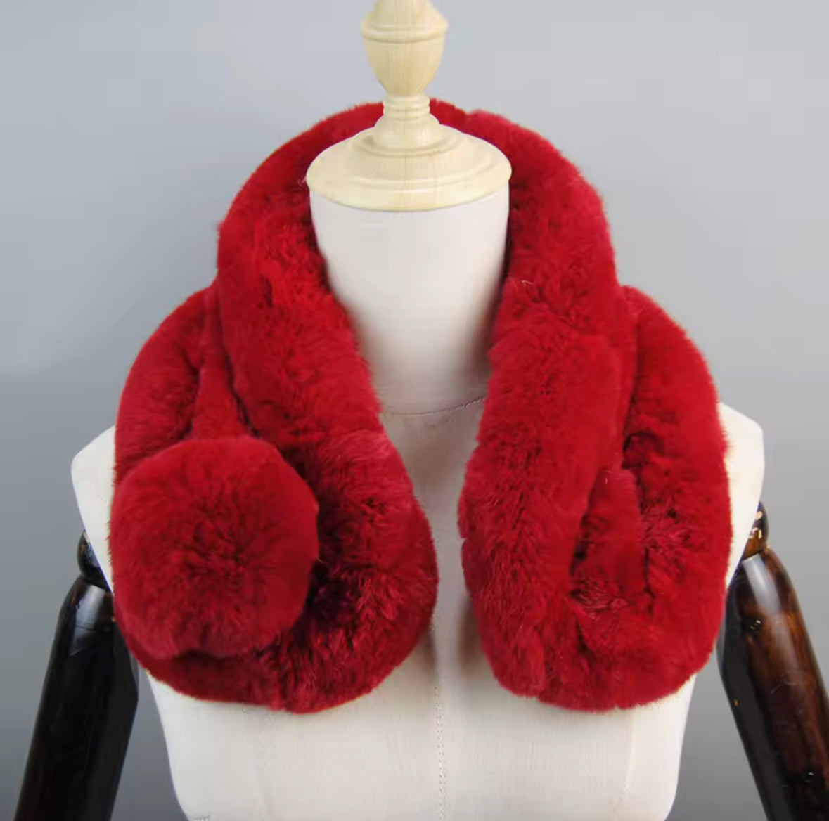 Rabbit Fur Neck Scarf